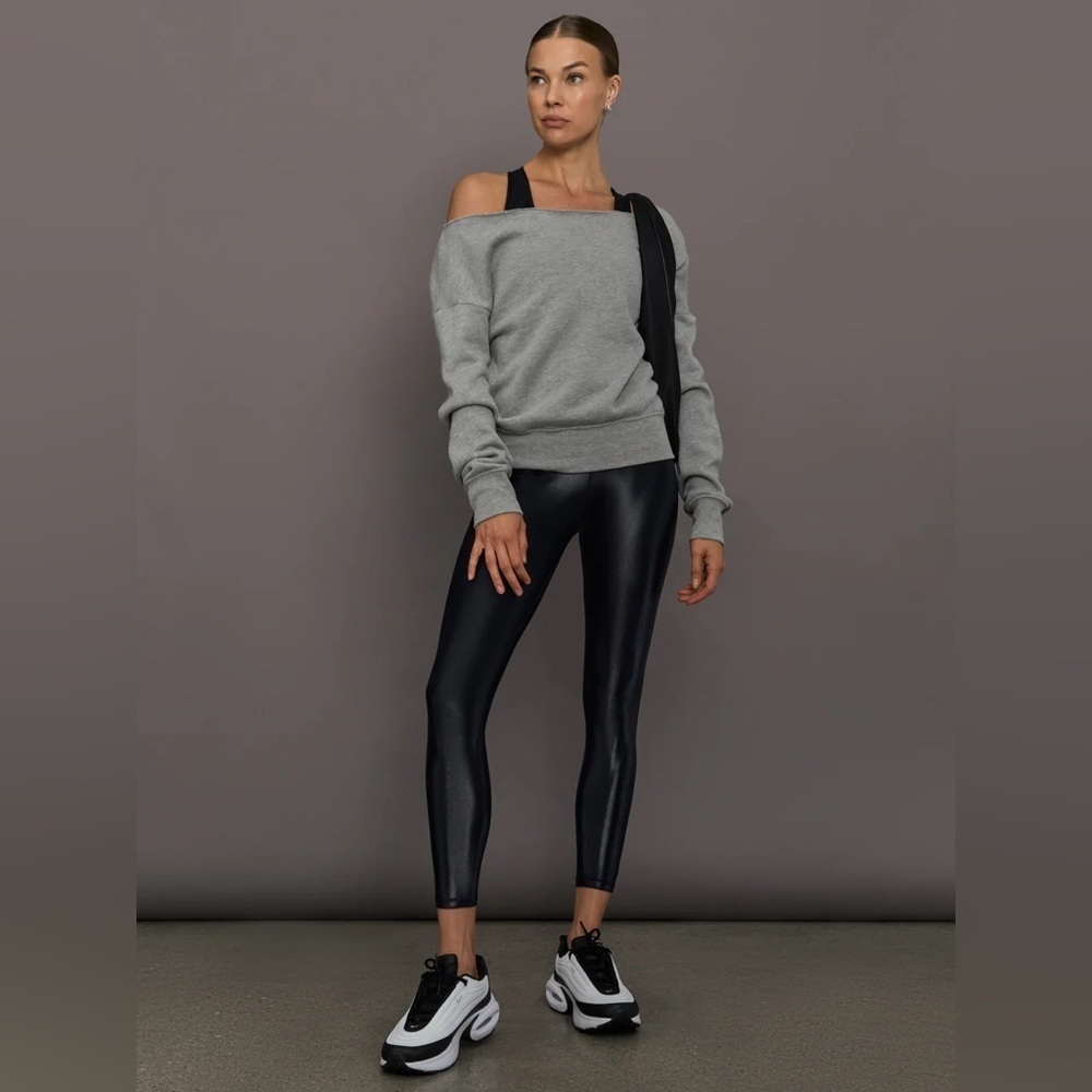 CARBON38 Black 7/8 Legging in Takara Shine, Size S